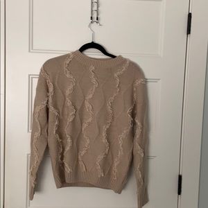 Molly Bracken Lace Embellished Sweater